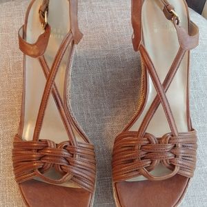 Stuart Weitzman Wedge Sandals 11 medium